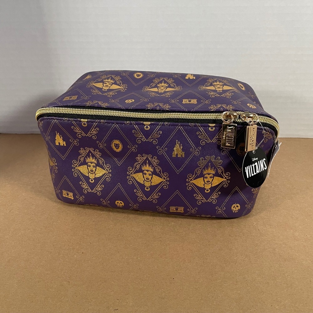 Bath & Body Works Disney Villains Bag OS Purple New Evil Queen Cosmetic Case